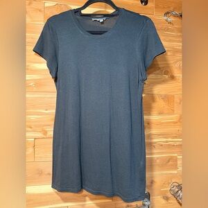 Vince Black Pima Cotton/Modal Crew Neck Tee